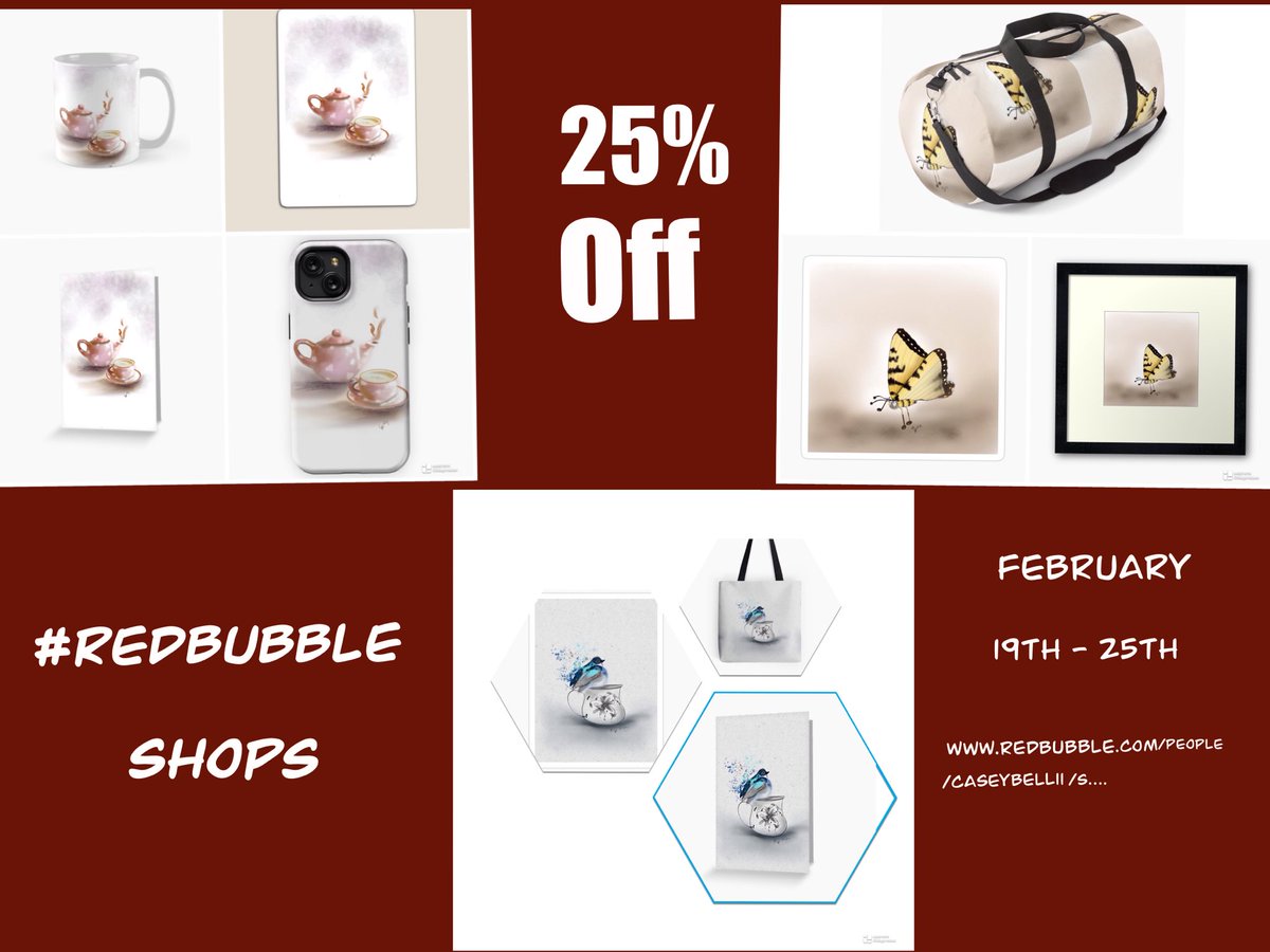 Happy Wednesday Everybody!!! #findyourthing 25% off site wide in my #redbubbleshop . … #findyourthingredbubble #greetingcards #apparel #gifts #stickers #phonecases #magnets #insects #animals
