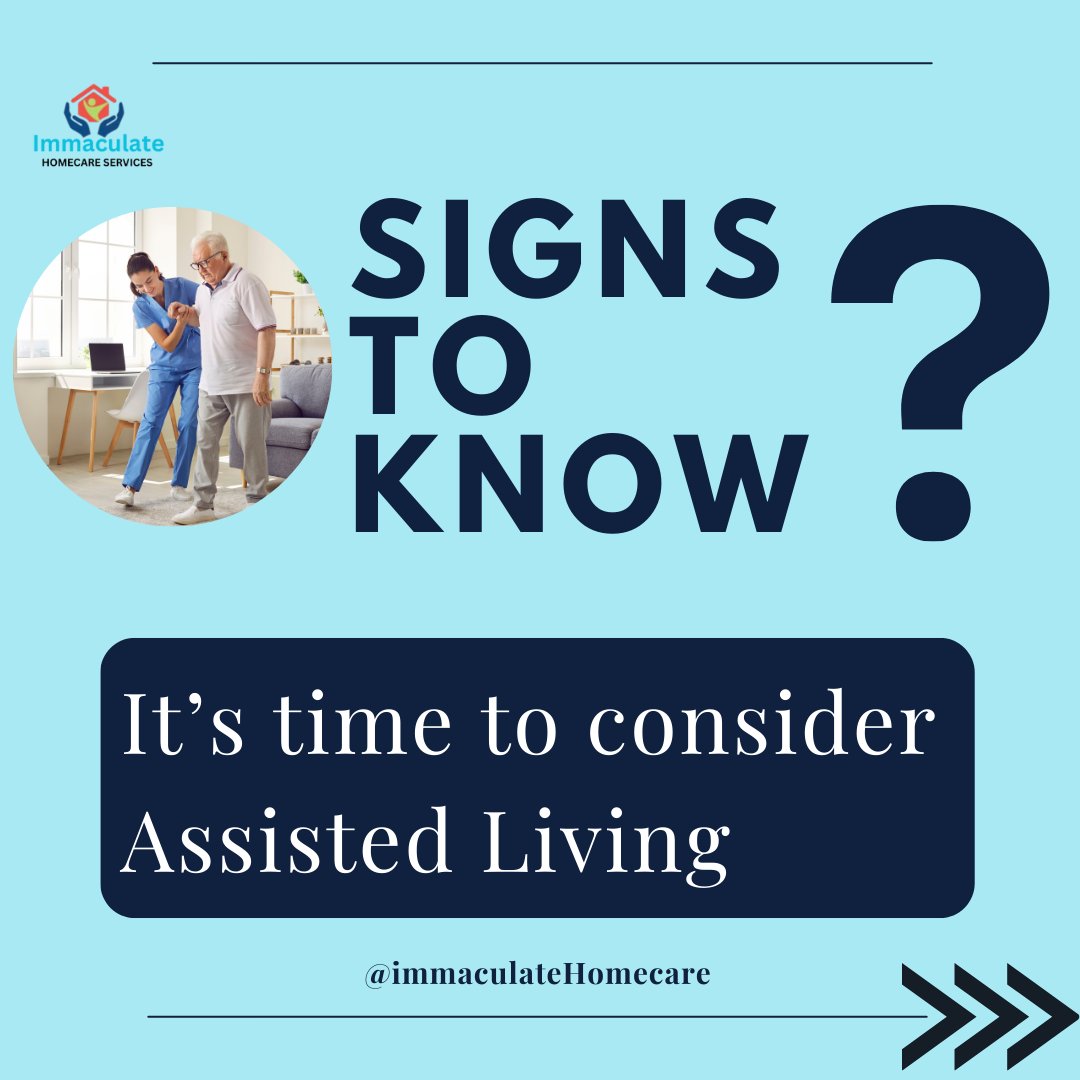 ImmaculateHome5's tweet photo. Recognizing the signs that it might be time for assisted living can be a compassionate step towards ensuring your loved one's well-being. #Wednesdayvibe #wednesdaythought  #WednesdayMotivation #rubirosesplits Ennis and Burrows https://t.co/ylNtjR0Xa0