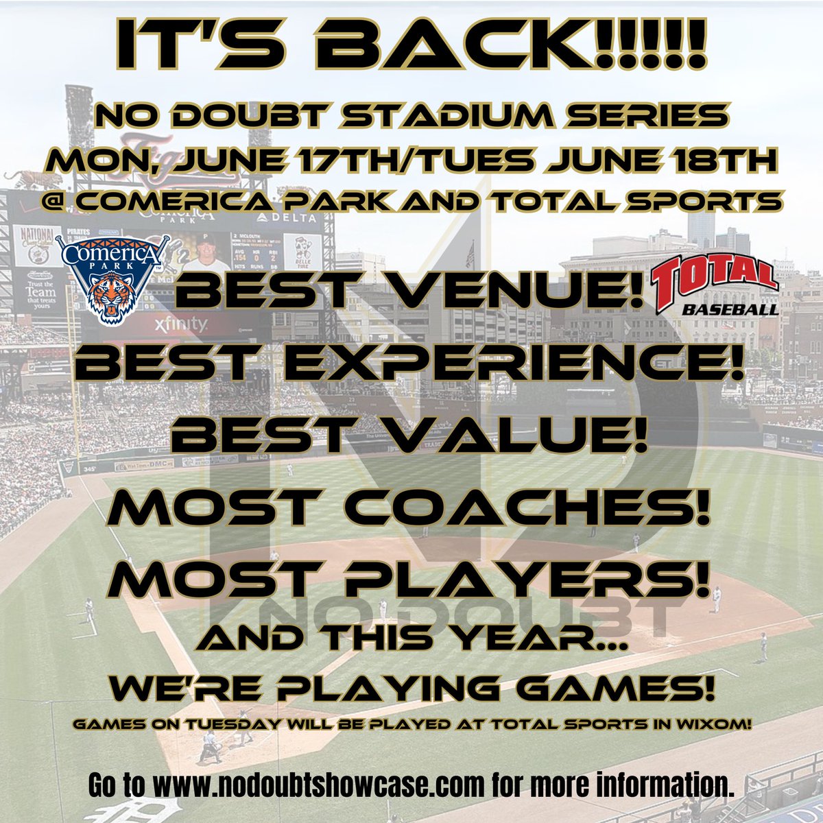 No Doubt Showcases (@nd_showcases) on Twitter photo 6/17 and 6/18 mark your calendar and get ready! 6/17 and 6/18 mark your calendar and get ready!