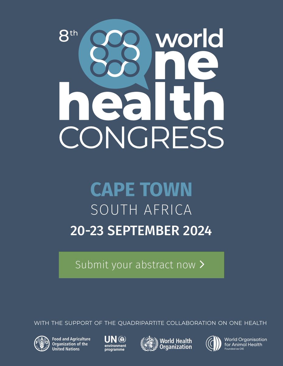 Join WOHC2024 to explore ONE HEALTH and unlock new insights…
@WOHCongress 

#GOHC #WOHC2024