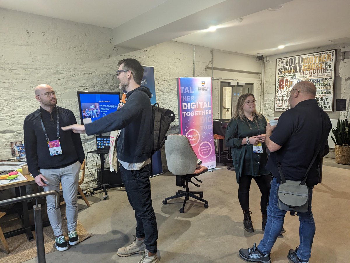 The Hall for Cornwall filling up for the Ctrl Alt Del event today.  Throughout the day GOALD researchers will be  demoing our digital health tech for (and co-designed with) older people and speaking to local businesses, charities and those interested in inclusive technologies