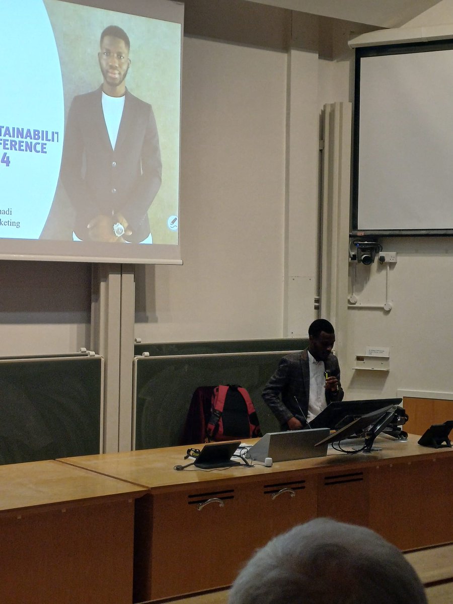 KUsustainable's tweet photo. Session 2 is just wrapping up at #LSSC24 with KU PHD student Enoch Opare Mintah, Chairing the session. https://t.co/lTOfFNcxaZ