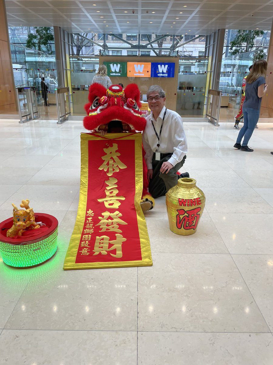Fantastic lion dance <a href="/wellcometrust/">Wellcome</a> to celebrate the Lunar New Year. May the Year of the Dragon bring success to all our work and many achievements for all the researchers we support.