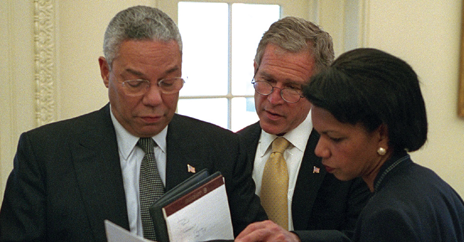 #ColinPowell, first African American U.S. Secretary of <a href="/StateDept/">Department of State</a>, was a pathbreaker. He served as both the top #diplomat, and also as the country’s first Black national security adviser and chairman of the Joint Chiefs of Staff. #FSJ hubs.ly/Q02lfQkC0 #BlackHistoryMonth