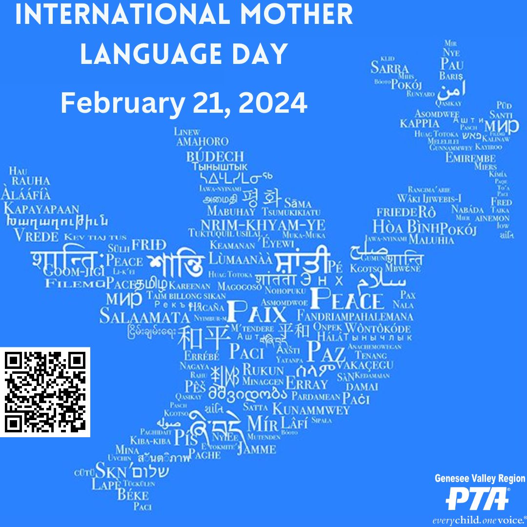 February 21, 2024: International Mother Language Day: promotes awareness of linguistic and cultural diversity and celebrates multilingualism. Let's learn together: buff.ly/3bymO3M