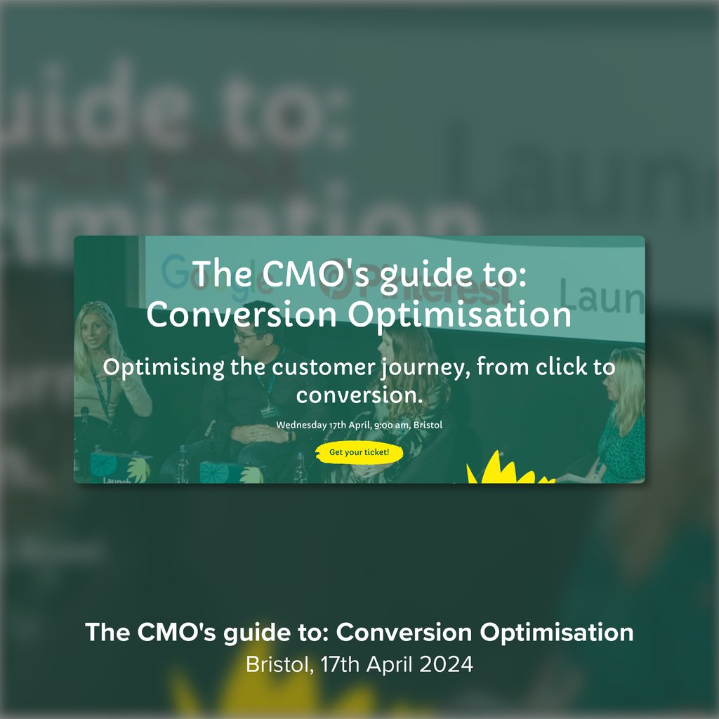 FDRY_digital's tweet photo. Marketing Events 2024!🌟

@launchonlineuk's The CMO's guide to: Conversion Optimisation event. 

@MADFESTLONDON's Marketing and Advertising Festival.

@MarketingWeekEd's Festival of Marketing.

@social_day Social Media Marketing Forum. https://t.co/jMRQHFBS5C