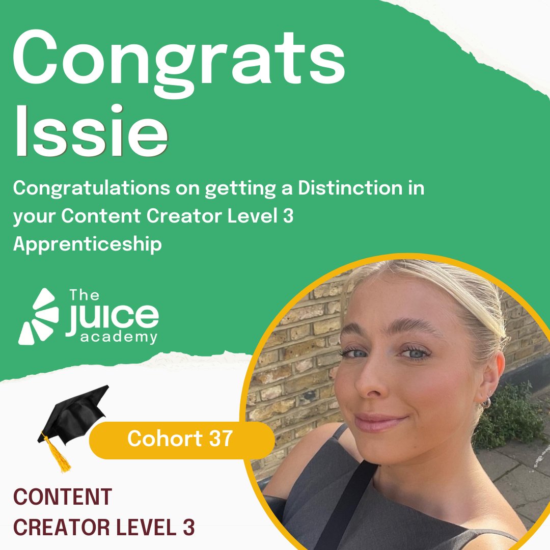 The Juice Academy (@thejuiceacademy) on Twitter photo Cohort 37 are smashing it with their EPA results๐ช
Congrats to:
๐ Nathan Downes, <a href="/CheckdGroup/">Checkd Group</a>
๐ Niamh Walsh, <a href="/BDBmarketing/">BDB</a>
๐ Abigail Dickson, <a href="/servicecarejobs/">Service Care Solutions</a>
๐ Issie Gallimore, Tummy MOT
We're so proud of you all and we wish you the best in your future careers๐คฉ Cohort 37 are smashing it with their EPA results๐ช
Congrats to:
๐ Nathan Downes, <a href="/CheckdGroup/">Checkd Group</a>
๐ Niamh Walsh, <a href="/BDBmarketing/">BDB</a>
๐ Abigail Dickson, <a href="/servicecarejobs/">Service Care Solutions</a>
๐ Issie Gallimore, Tummy MOT
We're so proud of you all and we wish you the best in your future careers๐คฉ