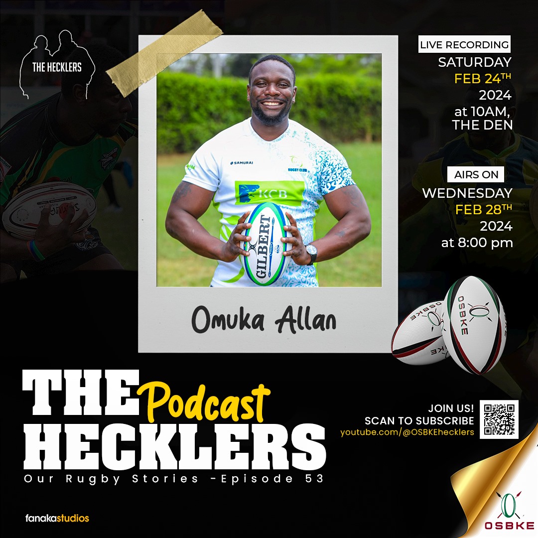 On episode 53 of #OurRugbyStories we feature the hard-running @OmukaOtini who turned up for both @kcbrugby and @KenyaHarlequins ahead of the much-anticipated #KenyaCup clash between the two at the Den, this Saturday. He shares his rugby story with us live on location from 10AM!