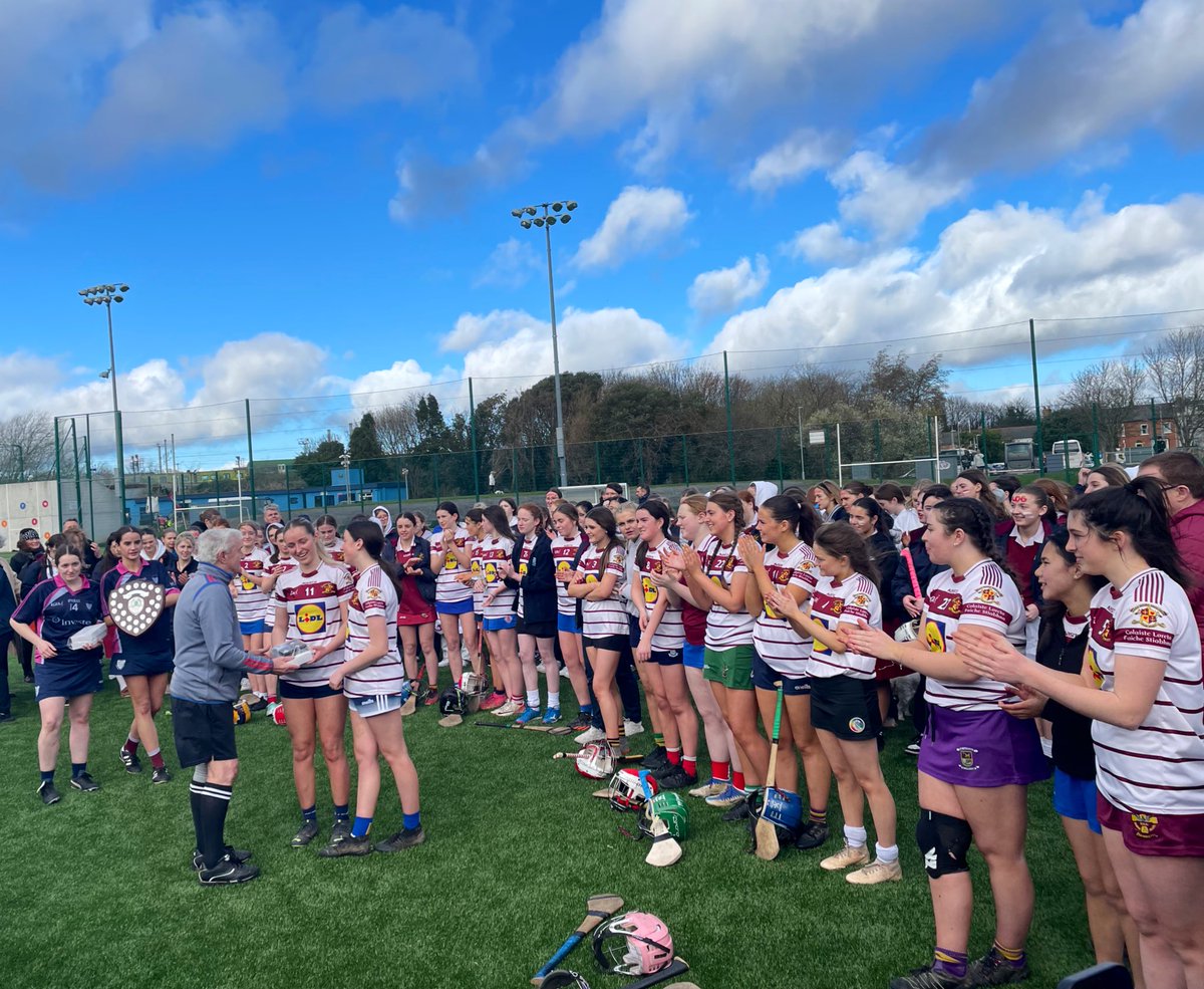 Loretosport's tweet photo. Hard luck to our Senior Camogie team who lost in a close match to a tough Dunshaughlin side! An exciting game until the final whistle- so proud of our team! ♥️ #loretosport https://t.co/S9N3mvjALk