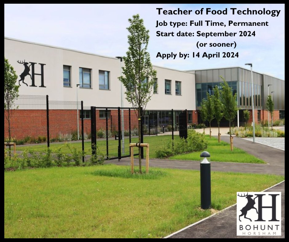 Due to the continued growth of our school, we are looking to expand our team and we are seeking an excellent Teacher of Food Technology for the new academic year.  Please apply via tes.com/jobs/vacancy/t… #chichesteruniversity #portsmouthuni #sussexuniversity #careersinteaching