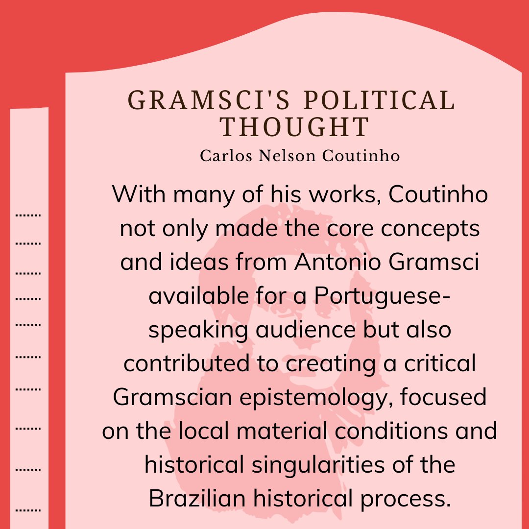 _IFDDR's tweet photo. For #RedBooksDay2024 the IF DDR asked its friends and allies about their current or most important #redbooks - here we share a recommendation from Brazil for Carlos Nelson Coutinho's "Gramsci's Political Thought": https://t.co/3yLuxVlVYk