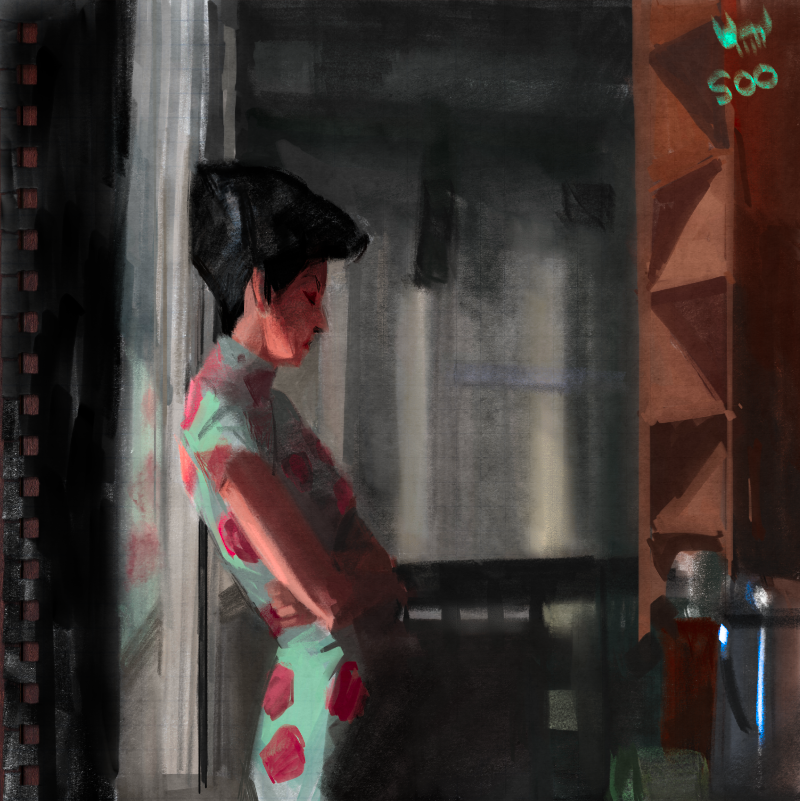 film study with the scene from "In the mood for love"

#digitalpainting #artstudy #realisticpaintstudio