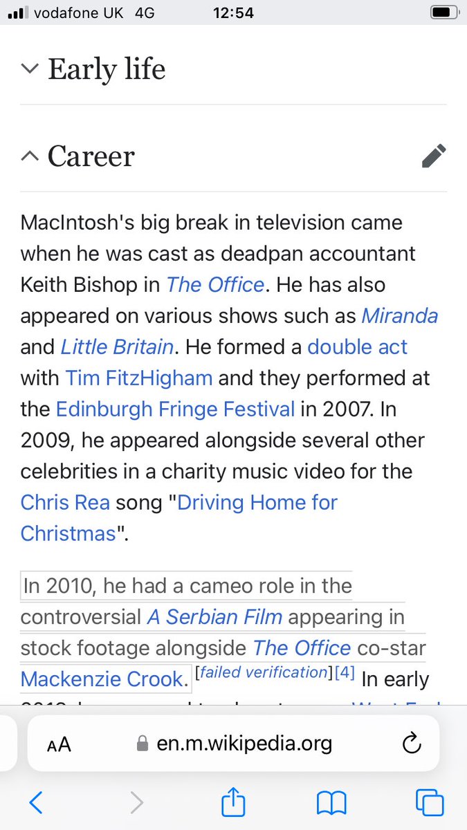 timfitzhigham's tweet photo. I had never read Ewan’s wiki before today. But to see our silly show on there with all the extraordinary things he did has made me take some very teary breaths. #ripewan - so much more than #bigkeith (not that big Keith was anything less than brilliant. Like Ewan) https://t.co/50Ng8V4FUJ