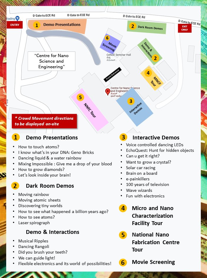 CeNSEatIISc's tweet image. #cense #iisc #openday2024
Join us on an enchanting journey into the world of innovation and discovery at @CeNSEatIISc on 24-02-2024 from 9AM-5PM.
Experience our live demos & hands-on interactions
Details: tinyurl.com/bjvdhxhv
@iiscbangalore @GoI_MeitY @_DigitalIndia @NeGD_GoI