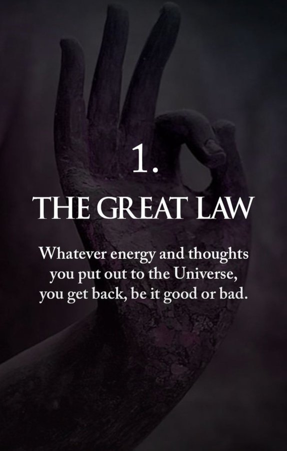 overmind01's tweet photo. 12 Laws of karma that will change your life:

1. https://t.co/TjDph4BFts