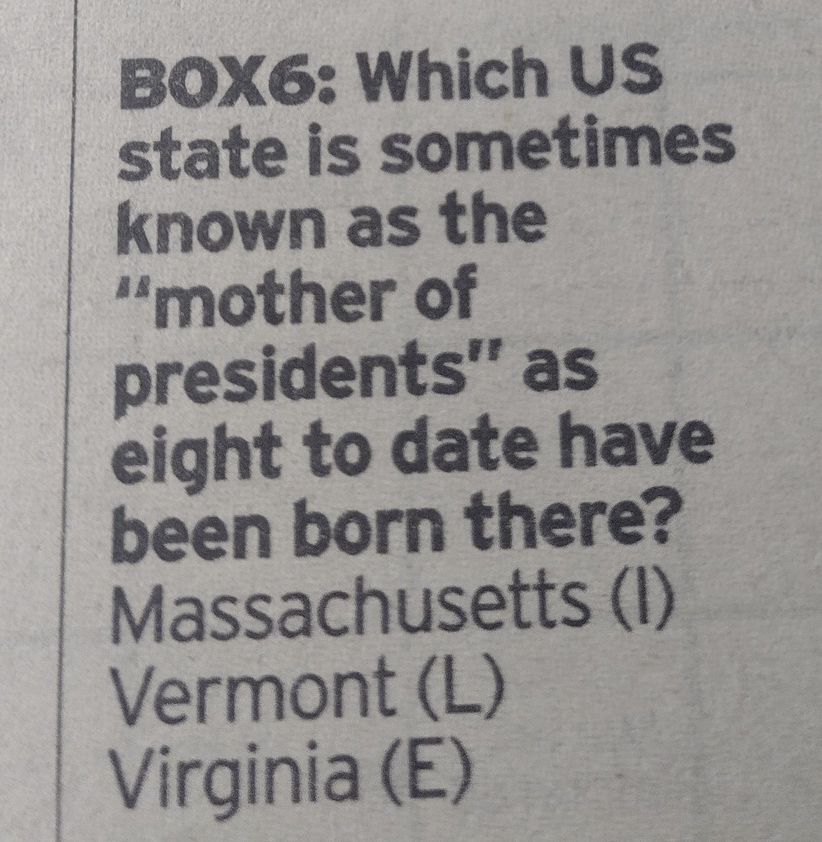 I guessed Massachusetts......@MocklerBassets