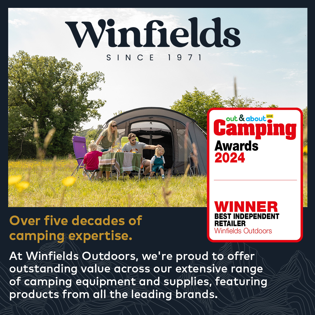 AD | With over 50 years worth of experience, <a href="/WinfieldsOutdrs/">Winfields Outdoors</a> prides itself on offering fantastic prices on top brands across a huge range of camping equipment and supplies. Shop online or come and visit us at one of our 7 stores within the UK winfieldsoutdoors.co.uk