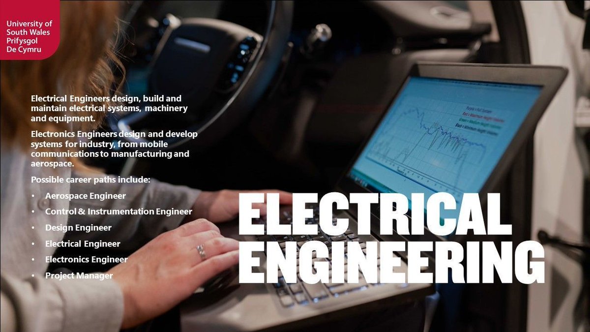 Network75 (@network75) on Twitter photo Do you want a career in Electrical Engineering?
Find out more about our <a href="/TheIET/">The Institution of Engineering and Technology</a> accredited BEng (Hons) Electrical and Electronic Engineering degree at <a href="/UniSouthWales/">University of South Wales</a> buff.ly/3OLnMio.
#WorkEarnLearn #EngineersWeek Do you want a career in Electrical Engineering?
Find out more about our <a href="/TheIET/">The Institution of Engineering and Technology</a> accredited BEng (Hons) Electrical and Electronic Engineering degree at <a href="/UniSouthWales/">University of South Wales</a> buff.ly/3OLnMio.
#WorkEarnLearn #EngineersWeek