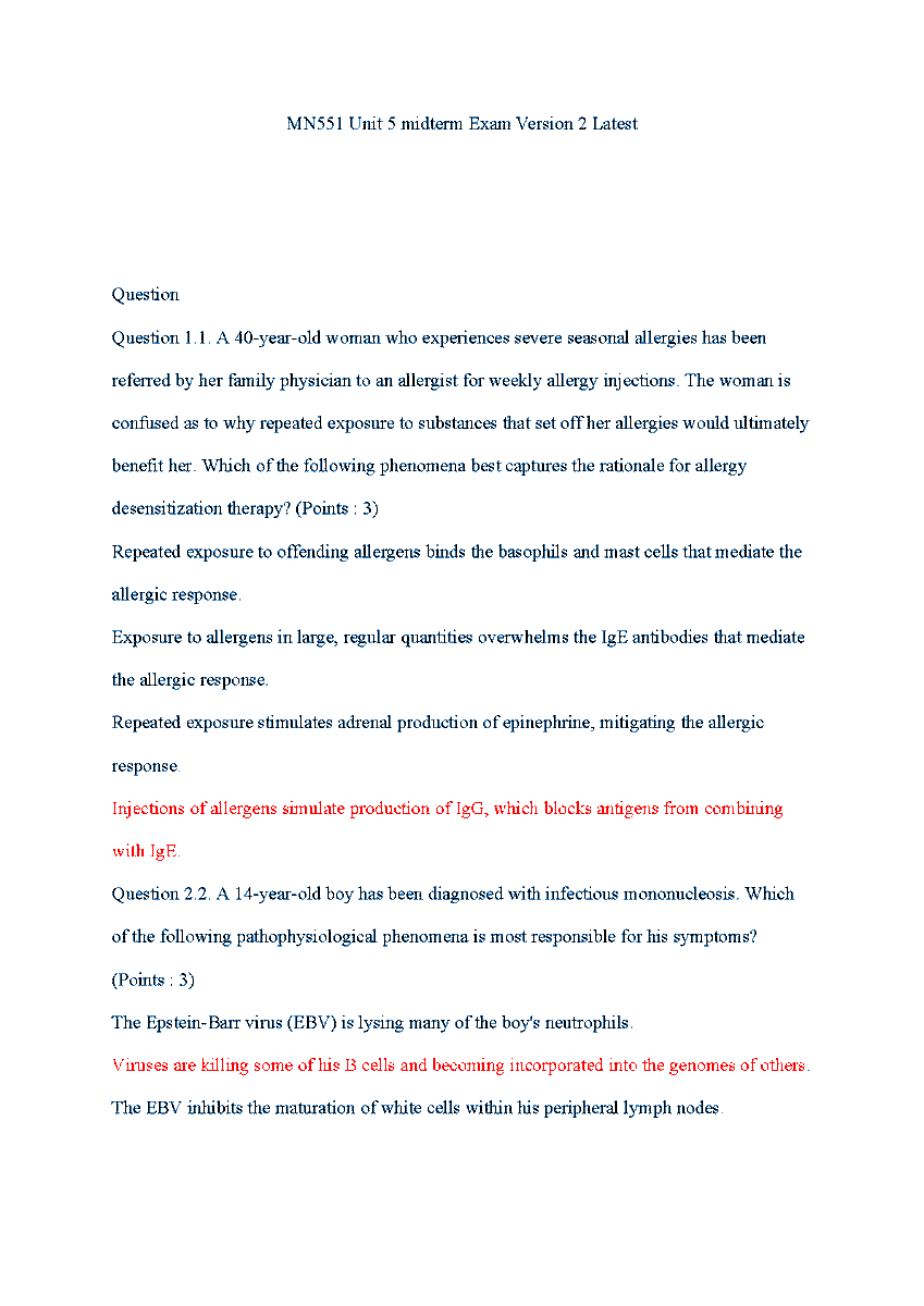 ChloeMcMil63388's tweet image. MN551 Unit 5 midterm Exam Version 2 Latest SOLUTION AND GUIDE 2023
hackedexams.com/item/7667/mn55…
#mn551 #Unit5 #MidtermExams #version2 #hackedexams