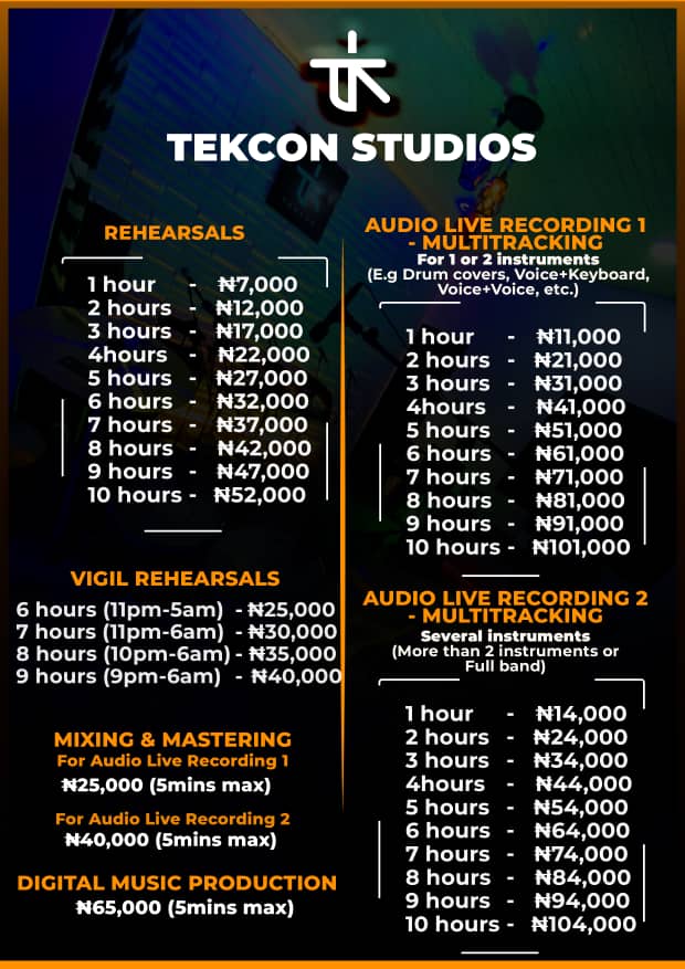 tekconstudios's tweet photo. Good day, Fam! 😊

Kindly note that prices have slightly changed.
Thank you for trusting us to serve you.

#tekconstudios #music #videography https://t.co/gMRWrZy0EY