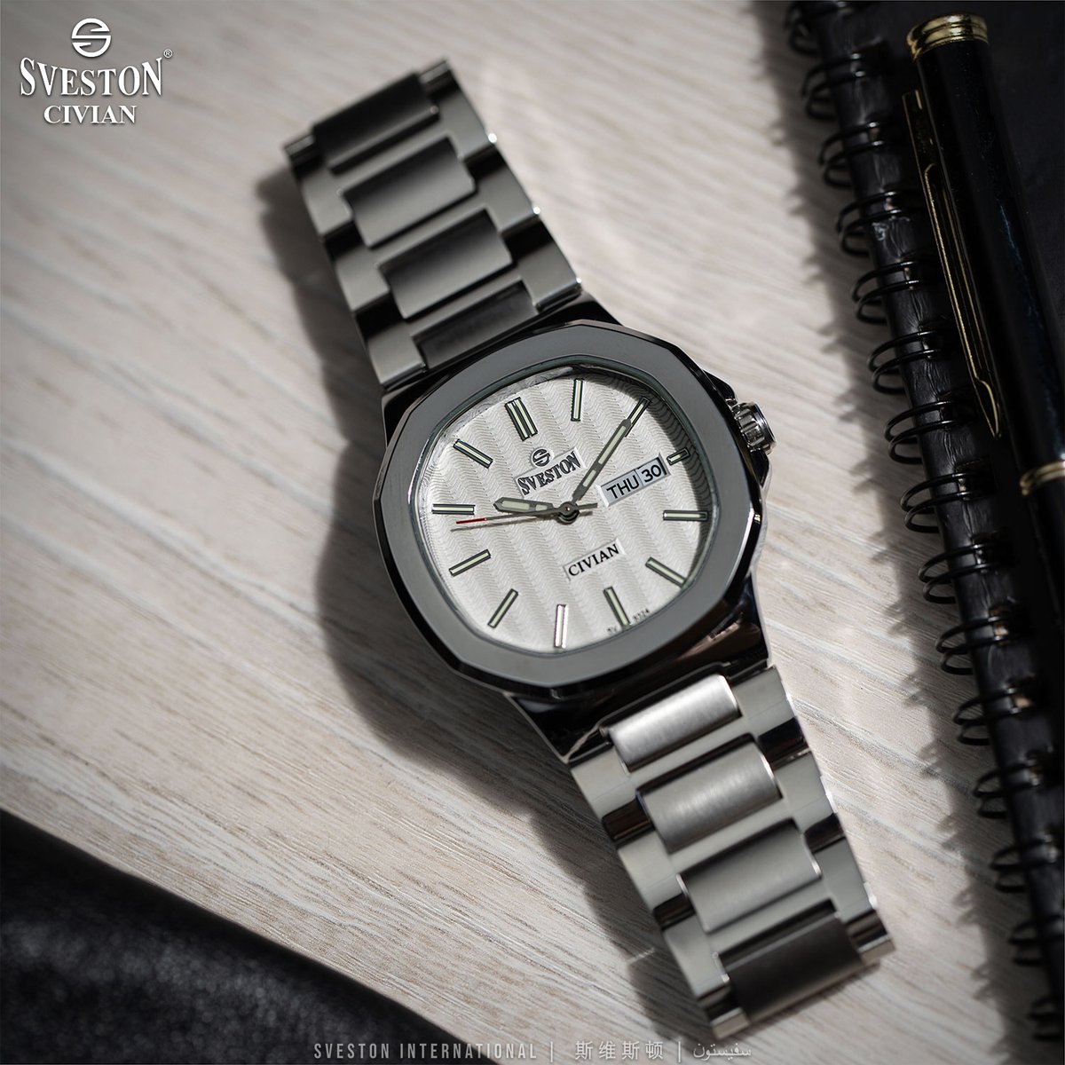 SvestonWatches's tweet image. Explore on-the-go sophistication with the newly arrived masterpiece – where formal meets classy elegance.
Grab Sveston Civian Now: bit.ly/3CvM22b

#SVESTON #WATCH #PSVBVB #Trending
