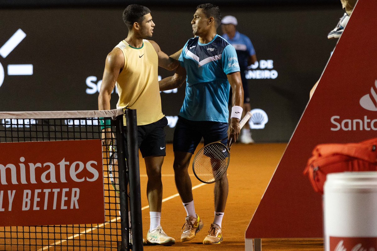 Que mejores pronto @carlosalcaraz 🙏🏾 Nos vemos na quinta-feira @RioOpenOficial