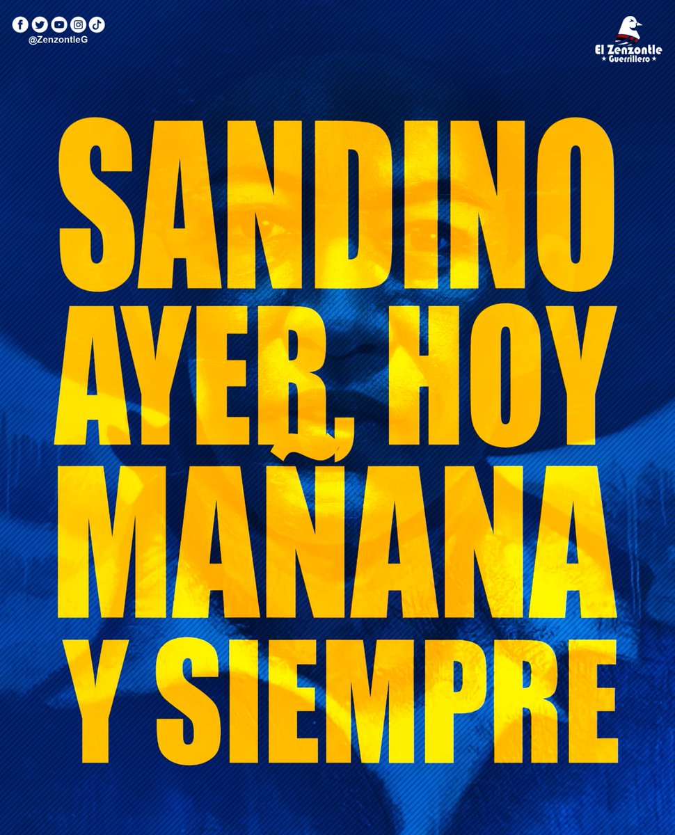 🇳🇮 VIVA SANDINO, su legado por siempre ❤️🖤 #90SandinoSiempreMásAllá #PLOMO19