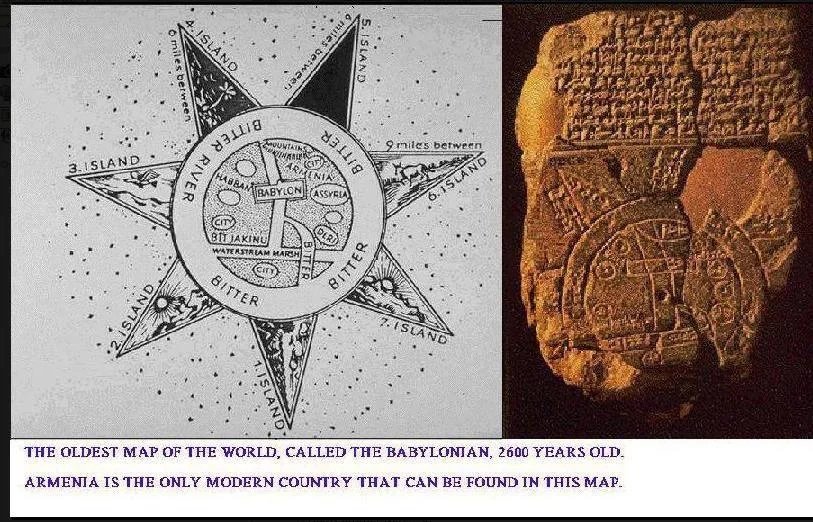 Oldest map of the world, 2600 years old