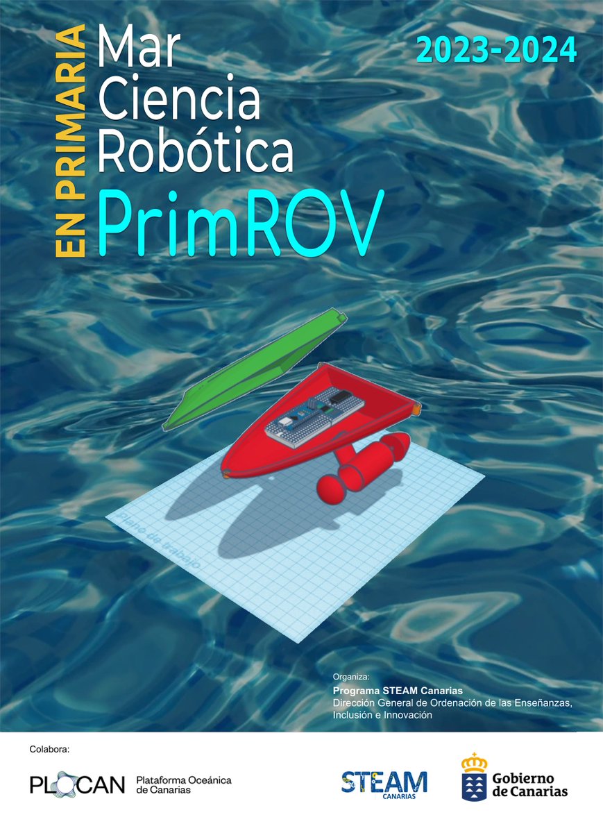 plocan's tweet photo. |CONVOCATORIA ABIERTA🎓🚀|
¿Quiere tu centro educativo participar en los proyectos #PRIMROV y #EDUROV?
✅ Iniciativa sobre mar, ciencia y robótica tiene para acercar el conocimiento del entorno marino a primaria y secundaria.
ℹ️https://t.co/4ARWWatcgD
#ICTSNews #PLOCAN https://t.co/s0jnTSJJrS