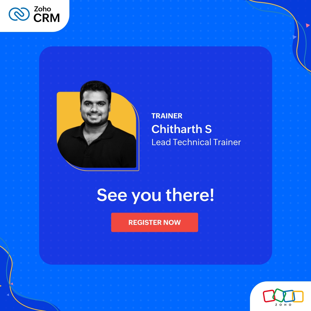 Join us for an in-depth exploration of all things Zoho CRM in our exclusive four-day training session designed for CRM administrators! Link to register: zoho.to/E9W #ZohoCRM #CRM