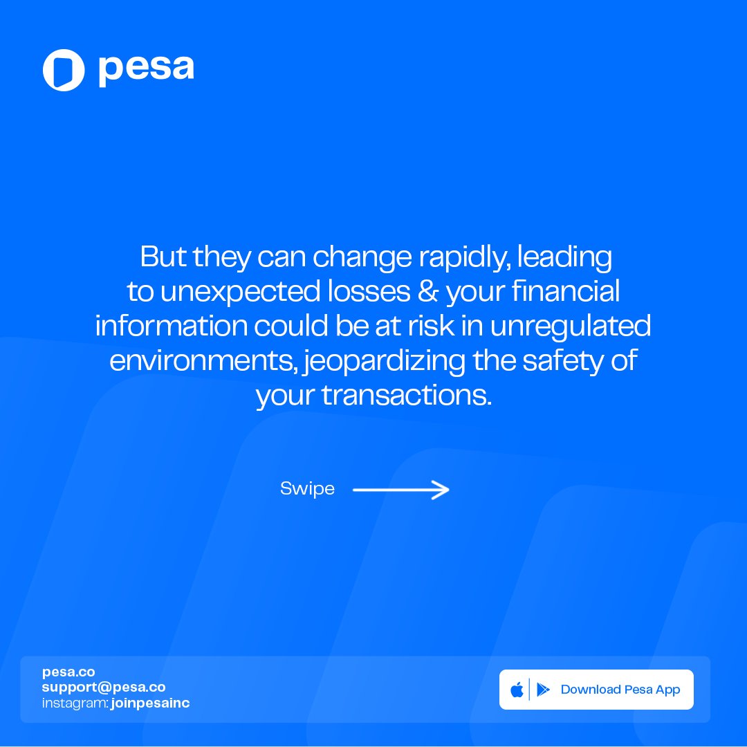 joinpesa's tweet photo. Say goodbye to all your uncertainties because, with Pesa, you can rest easy knowing that your transfers are 100% guaranteed, and the entire community is built on a foundation of trust and transparency.

Switch to Pesa today and experience the peace of mind you deserve!

https://t.co/sH5Ghy8LNp