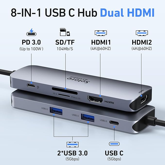 amzshop563's tweet image. USB-C Dual HDMI Dock: Monitor, Charge, and Connect with Versatility
Products: amzn.to/49oa9hl

#USBCDock #DualHDMI #TechGadgets #GadgetLovers #WorkFromHome #LaptopAccessories #RemoteWork #DigitalWorkspace #OfficeSetup #TechInnovation #NewYork #Russian