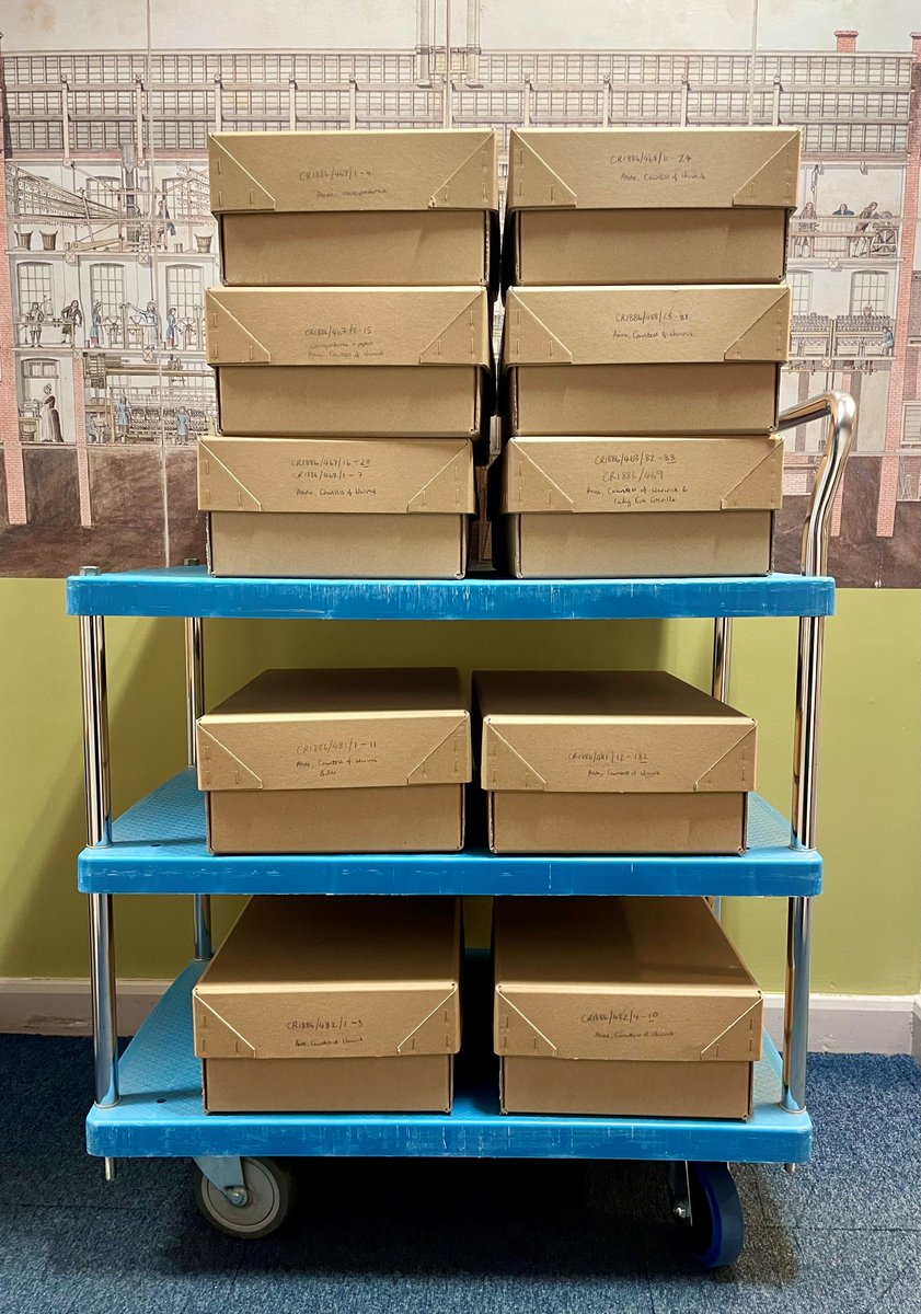 WarwickshireCRO's tweet photo. Their papers had been crammed into boxes & many were caked with dirt.
They've been cleaned & a new order has been found within the chaos, with over 3000 individually requestable items now added to the Greville archive catalogue! (2/2)
#ExploreYourArchive #EYASecrets https://t.co/Yok3aGx6aL