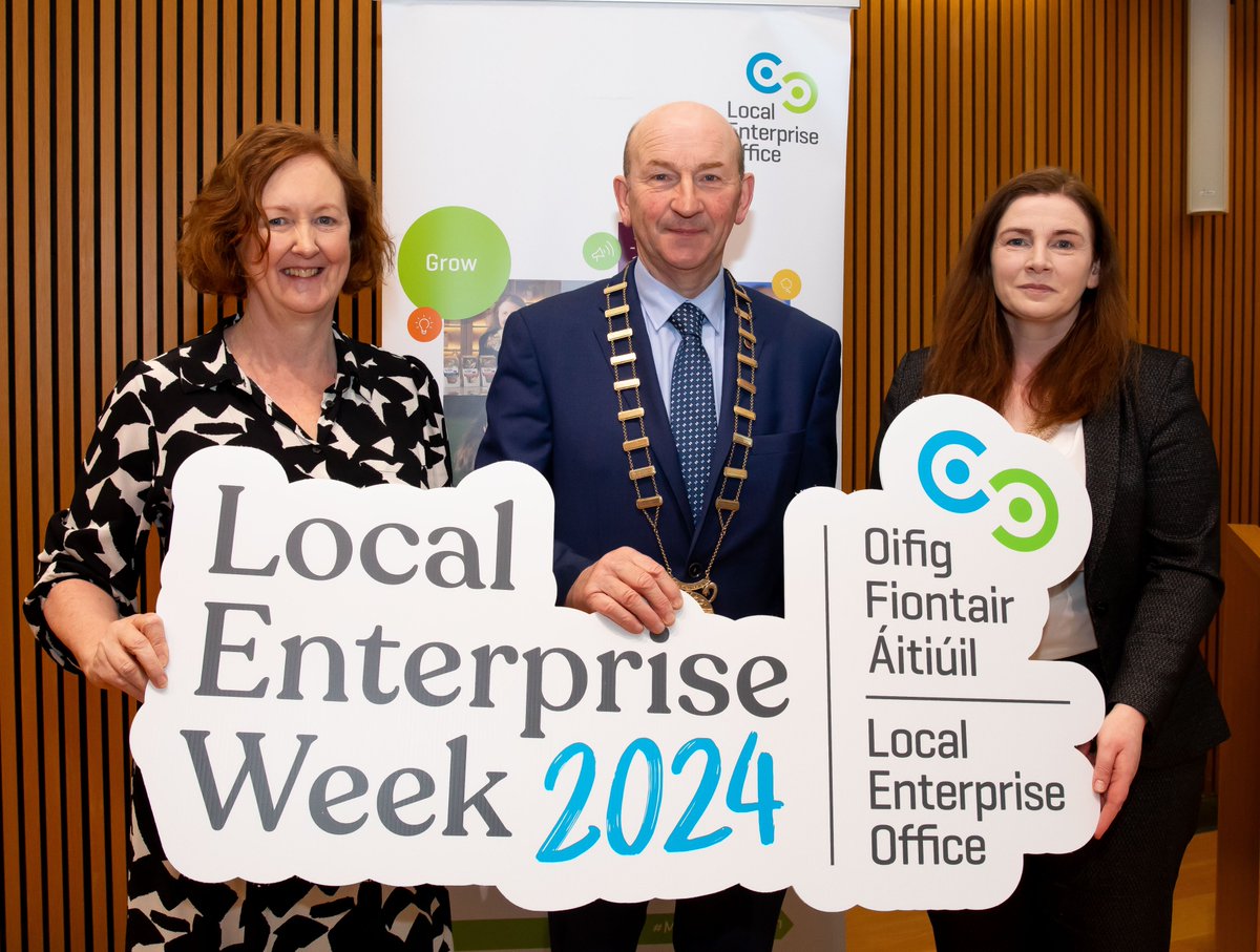 Check out our exciting Line up for Local Enterprise Week 2024! 🚀 Join us for an inspiring week packed with events tailored to empower entrepreneurs and small businesses. From March 4th to 8th. Don't miss out! Check out the full lineup at LocalEnterprise.ie/Week