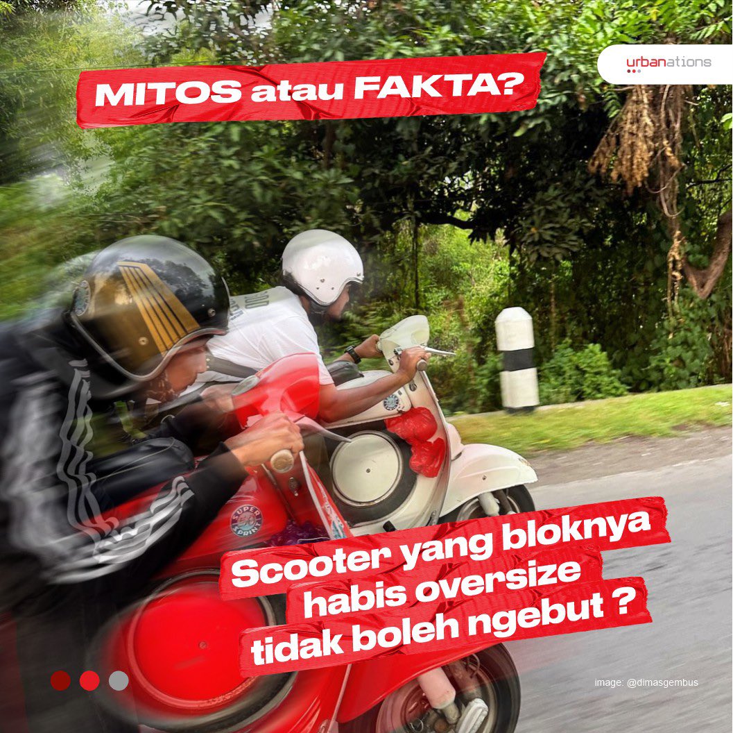 Bagaimana kanda ?
Mitos atau Fakta ini ?!
Ada temannya mimin habis oversize blok langsung ji pergi touring ?!

#urbanations