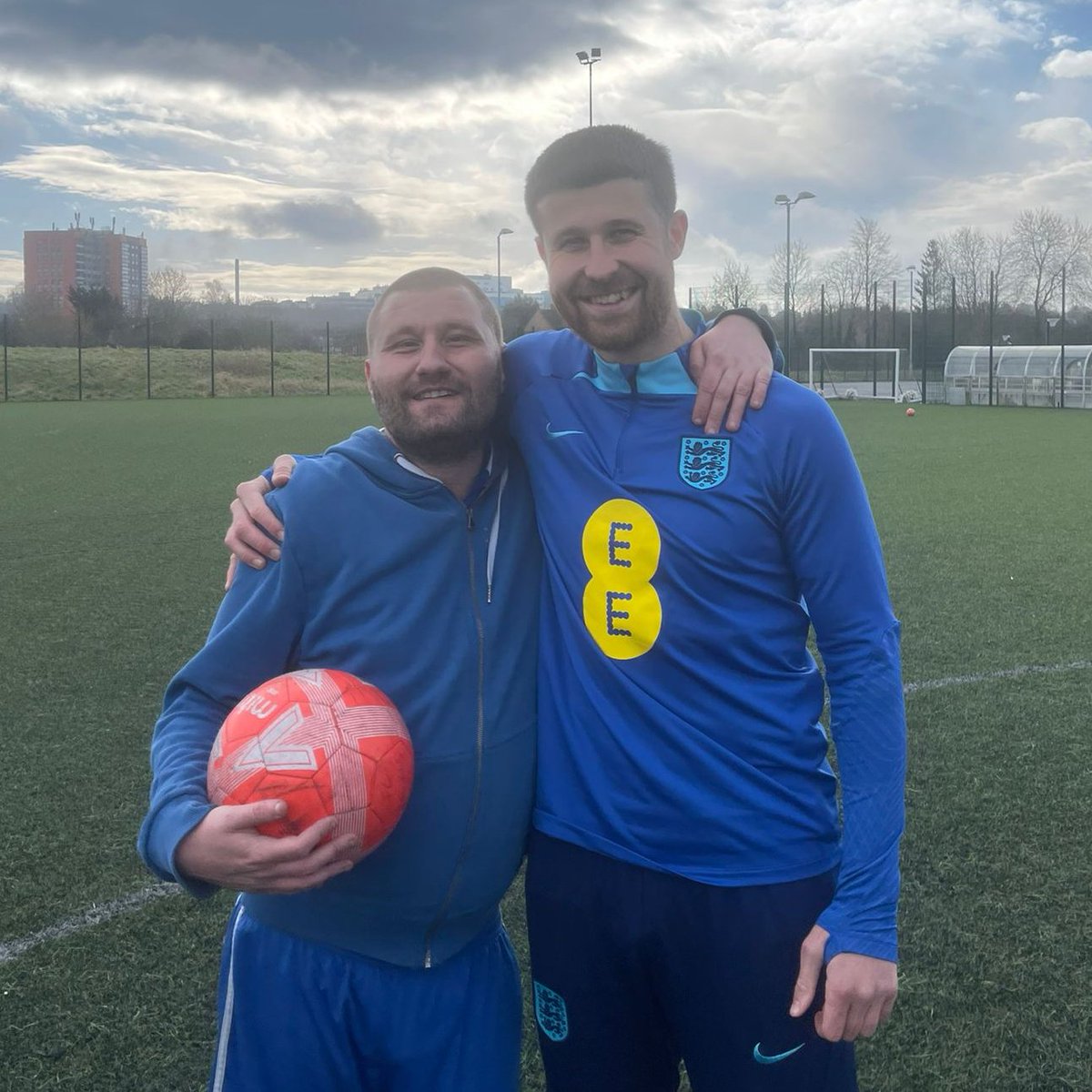 😀 Our Oxford City Casuals (the club's pan-disability team), had a very special guest at training last week!

🏴󠁧󠁢󠁥󠁮󠁧󠁿 The team was treated to a surprise as <a href="/EnglandFootball/">England Football</a> Cerebral Palsy star <a href="/HarryJohnBaker/">Harry Baker</a>  joined in with their session.

#OCFC