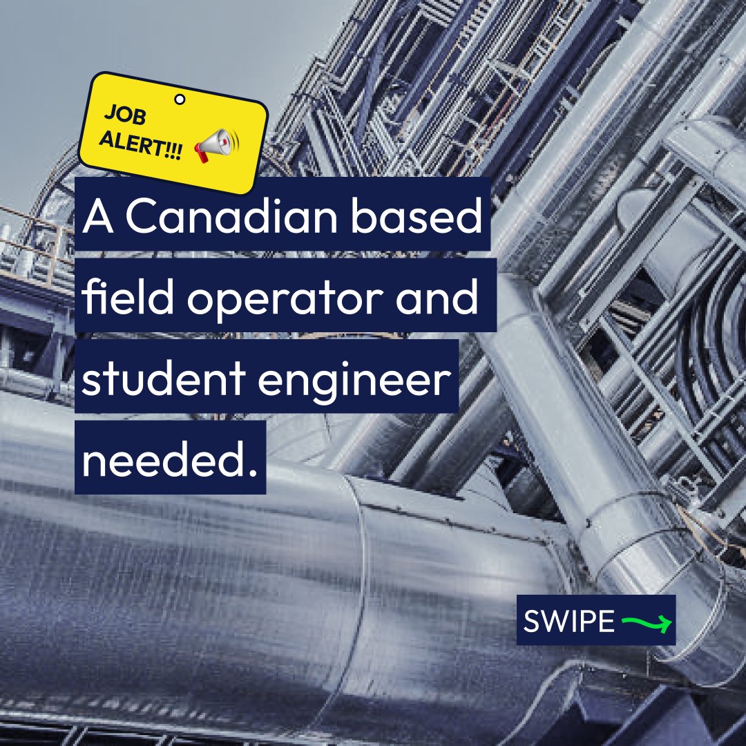 joinmeetro's tweet photo. A Canadian based field operator and  student engineer needed
Click on the 🔗 in bio to apply https://t.co/2JxVuUgXae