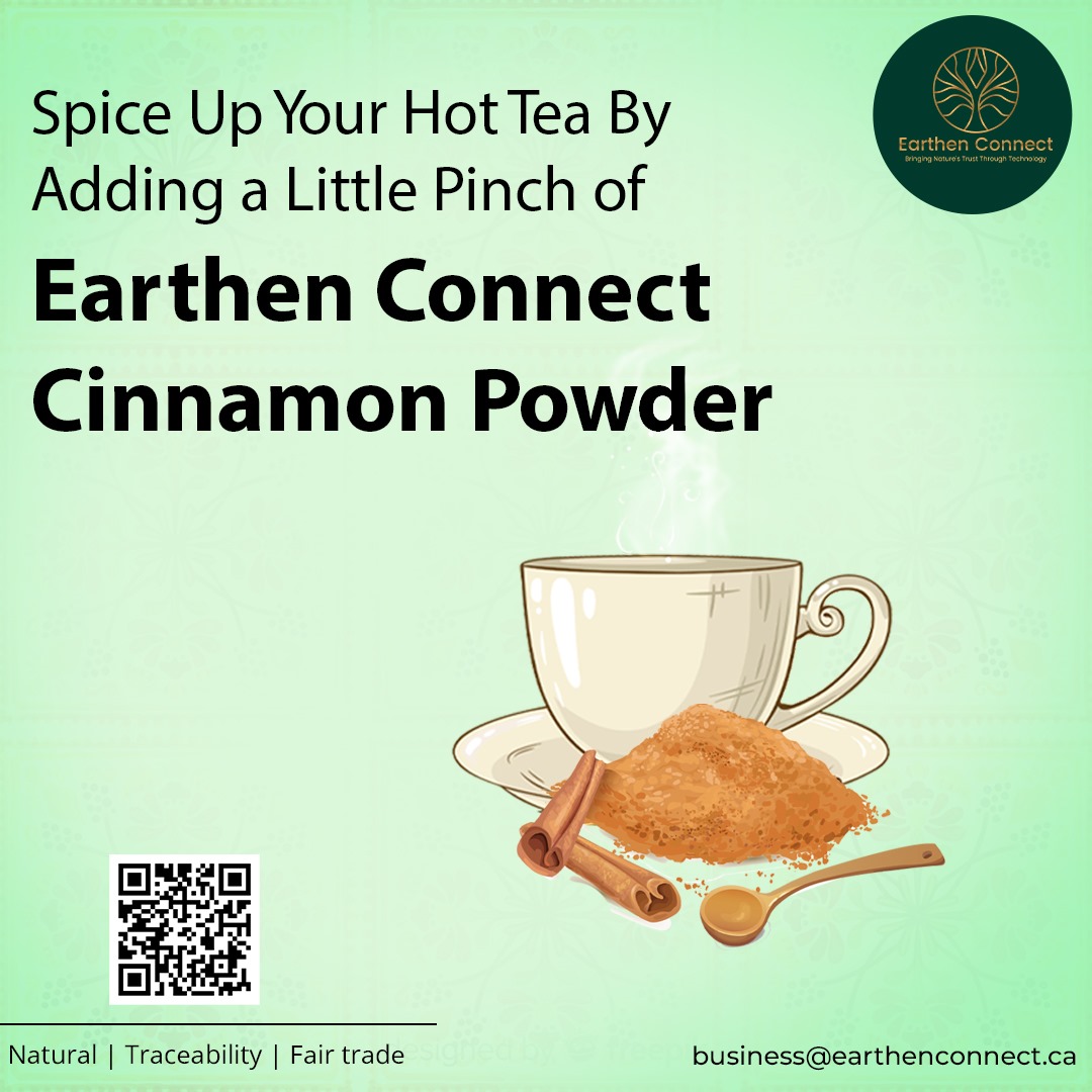 Turn your tea into a cosy delight with a sprinkle of cinnamon! ☕✨ Add a touch of warmth and spice to your favourite brew. 🍂
.
#SipAndSpice #CinnamonJoy #TeaFlavors #DeliciousSips #TeaTimeTreat #CinnamonCraving #FlavorfulTea #TeaIndulgence #CinnamonBlend #EarthenConnect