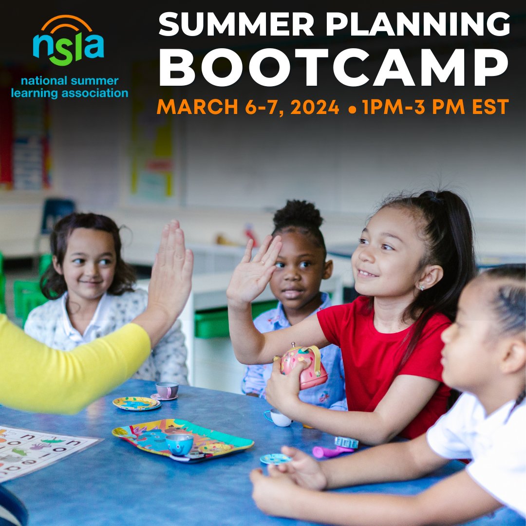 Calling all summer program leaders, educators, and advocates! Join us at NSLA’s Summer Planning Bootcamp March 6-7 to learn how you can support youth’s growth and well-being this summer and beyond. Register now: bit.ly/480dBx7