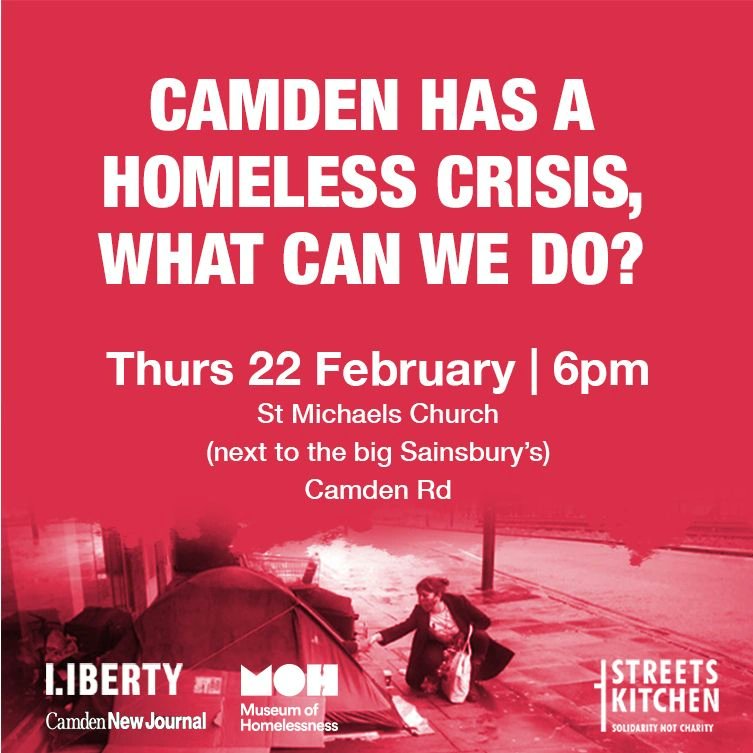 We will have an update from <a href="/libertyhq/">Liberty</a> and some of those affected at our meeting on Thursday.

<a href="/hodgejonesallen/">Hodge Jones & Allen</a> is also advising us on homeless applications.

Let's come together and try to address the current crisis in #Camden.

We can all do something!
All are welcome.