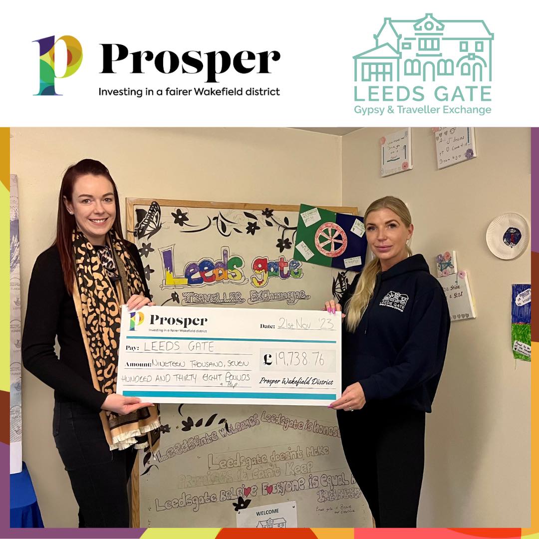 We would like to say a big thank you to Prosper Wakefield Ltd for continuing to support us with our on going work in Wakefield. With this donation we are now able to hire a youth worker and continue supporting our members😀