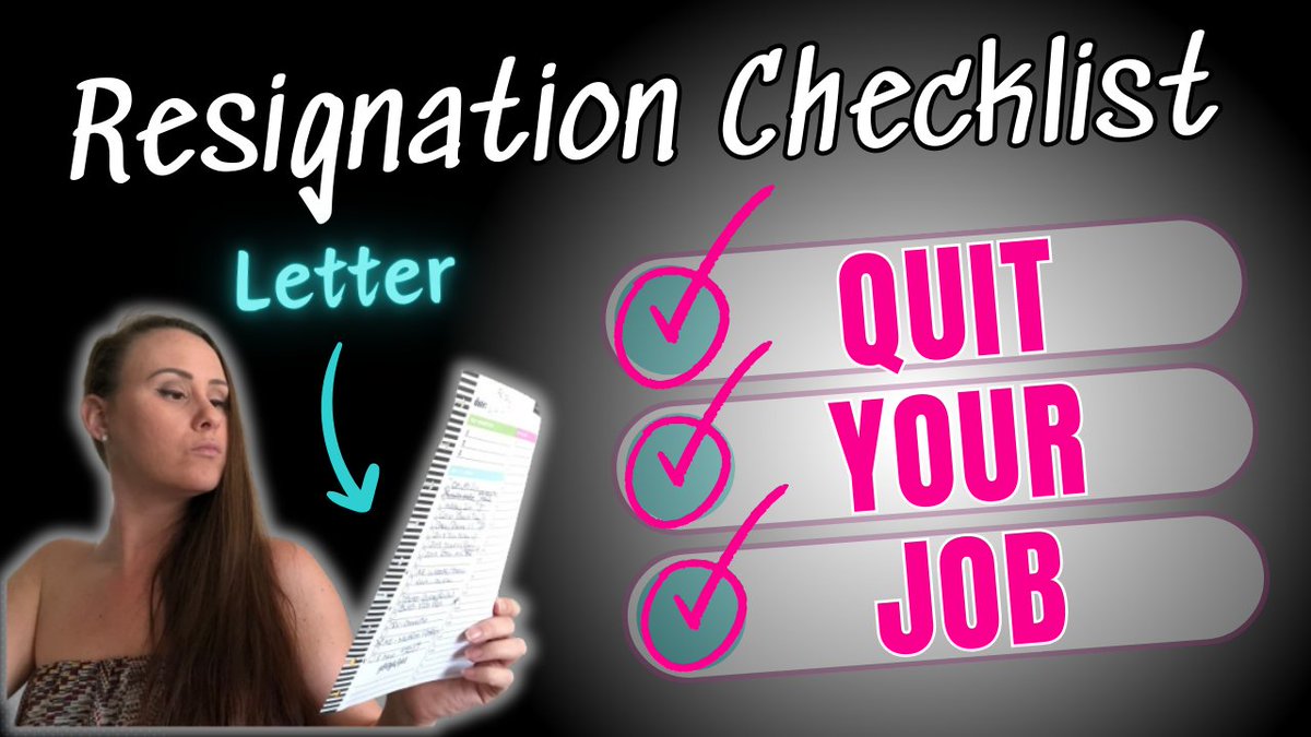 bloggingbrandi's tweet image. 🎬 [NEW VIDEO] How I Quit My Job [Resignation Letter + Checklist] 👉 youtu.be/_8--02kCeDU
.
#ResignationLetter #NewJob #NoJob #QuitMyJob #QuietQuitting #NomadicEntrepreneur #DigitalNomad #Solopreneur #Resignation #ResignationLetter #HateMyJob #Finance #HowToQuit #NoBoss #Fired