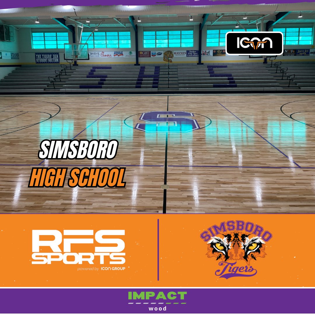Simsboro High School in Louisiana relies on the durability of #IMPACTWood to power performance on the court 🔥🏀 Looking for sports flooring installation? Find your local sales rep for more info: team-icon.com/#find-a-sales-… #WeBuildICONs #IconicRooms