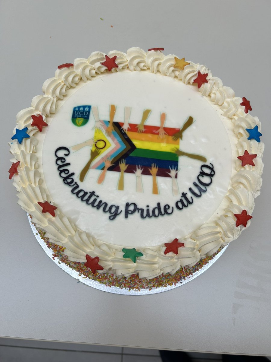 Delighted to host @UCD_Research Coffee morning to mark UCD Sudents Union 2nd Annual Pride March with friends & colleagues @UCD_EDI