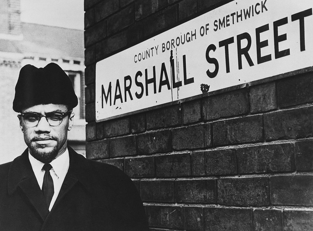 MALCOLM X May 19, 1925-Feb 21, 1965 As of today, we are now one year shy of the 60th anniversary since the assassination of Malik El Shabazz, aka, Malcolm X. Picture taken, Feb 12, 1965
