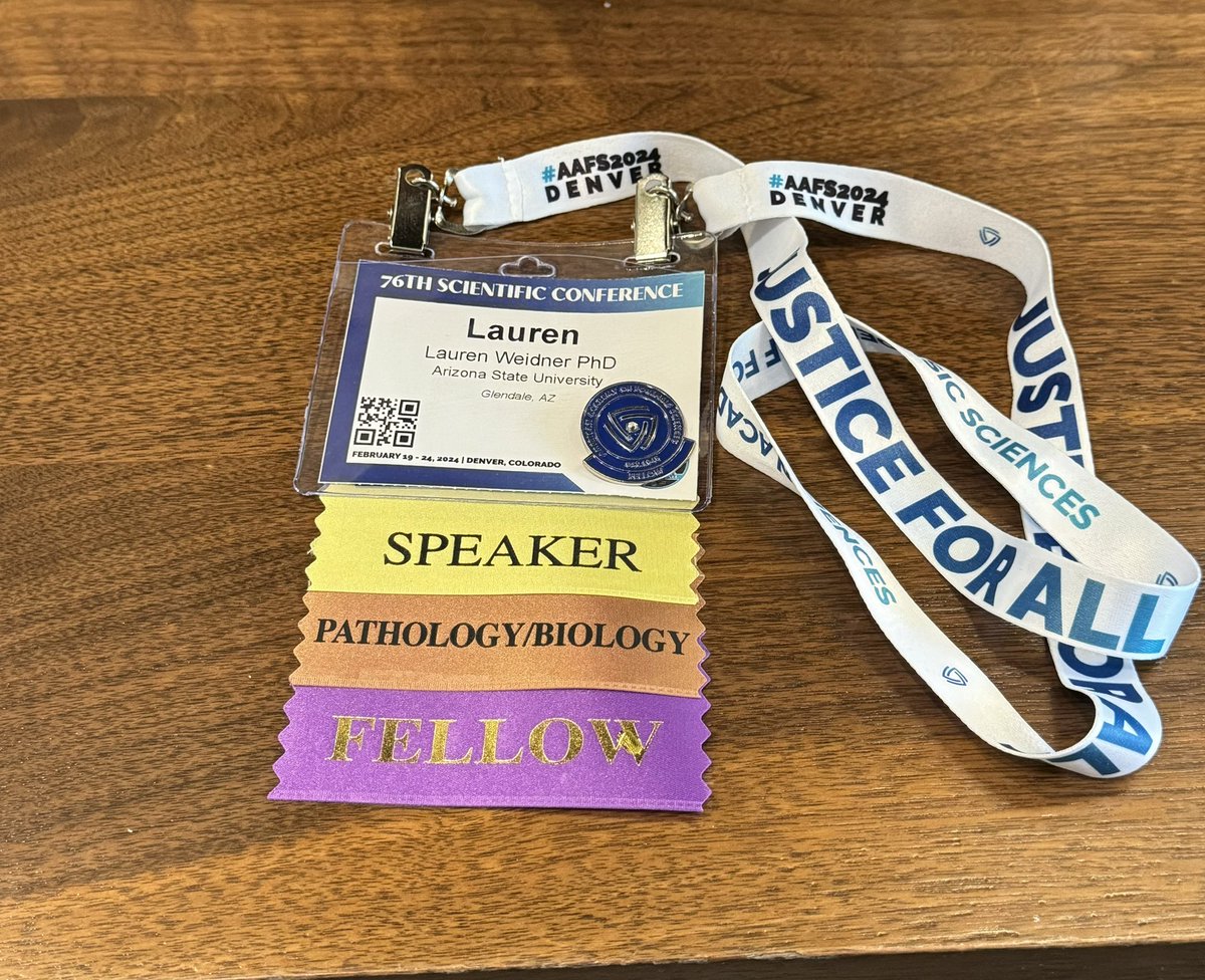 Lauren Weidner, Ph.D., D-ABFE (@drlaurenweidner) on Twitter photo I joined <a href="/The_AAFS/">American Academy of Forensic Sciences</a> TEN years ago as a student. And this year I promoted up to Fellow. What a decade it’s been. #AAFS2024 #forensicentomology I joined <a href="/The_AAFS/">American Academy of Forensic Sciences</a> TEN years ago as a student. And this year I promoted up to Fellow. What a decade it’s been. #AAFS2024 #forensicentomology