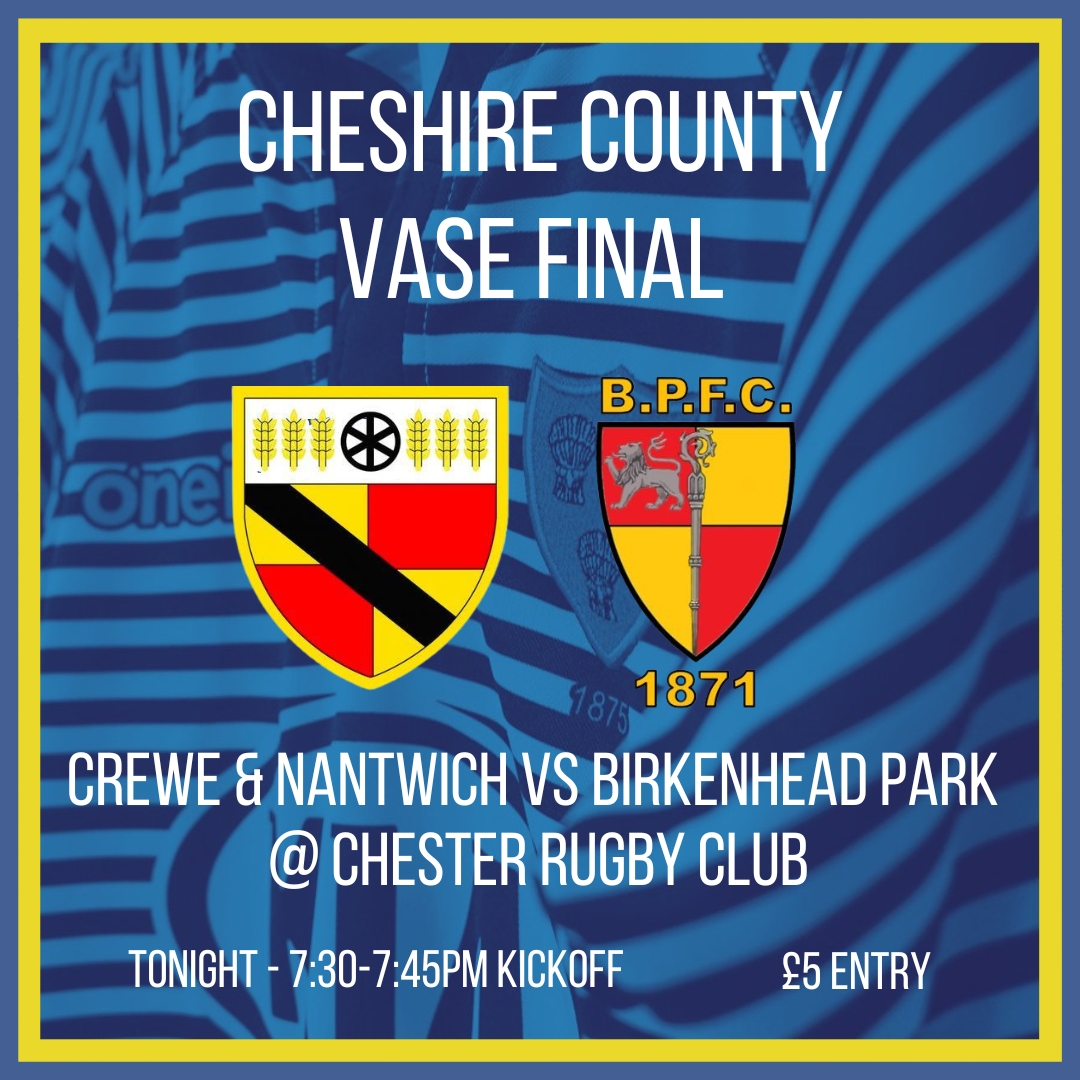 Our County Cup Finals get underway TONIGHT with a fantastic clash between @candnrufc and @park_xv down under the lights at @ChesterRUFC ! £5 Entry / KO - 7:45 Hope to see you there!