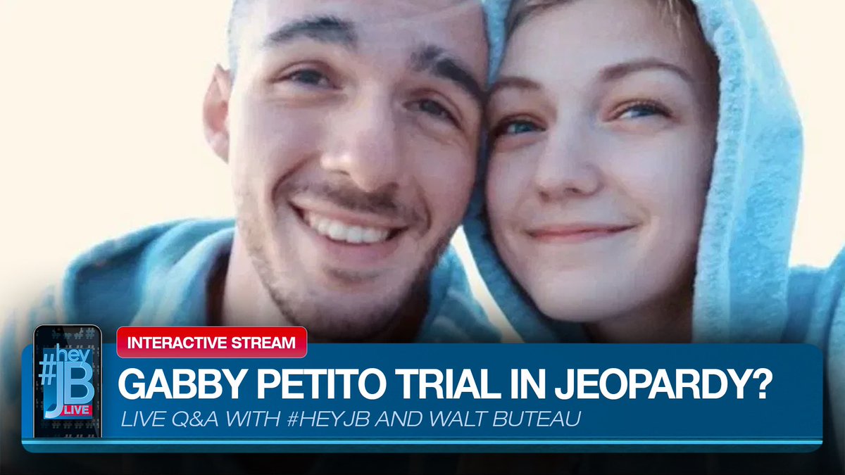 WFLAJB's tweet photo. NOON STREAM: Today marks a pivotal day in the #GabbyPetito case. Will the lawsuit go to a jury trial?

@Walt_Buteau joins me in the #StreamCenter as we break down all the new depositions &amp; docs.

Also, a special debut only for live viewers.

YouTube Link: https://t.co/U6EajQNAZZ https://t.co/VSvAuMAWWb