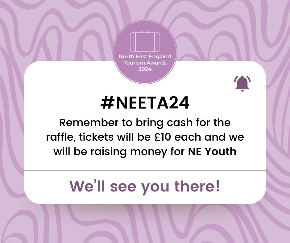 Our raffle this year will raise money for @NEYouth_ who support young people in the region, providing them with opportunities and enacting positive change.

There are fantastic prizes to be won - remember to bring cash! 💷

Tickets are £10; winners will be announced on the night
