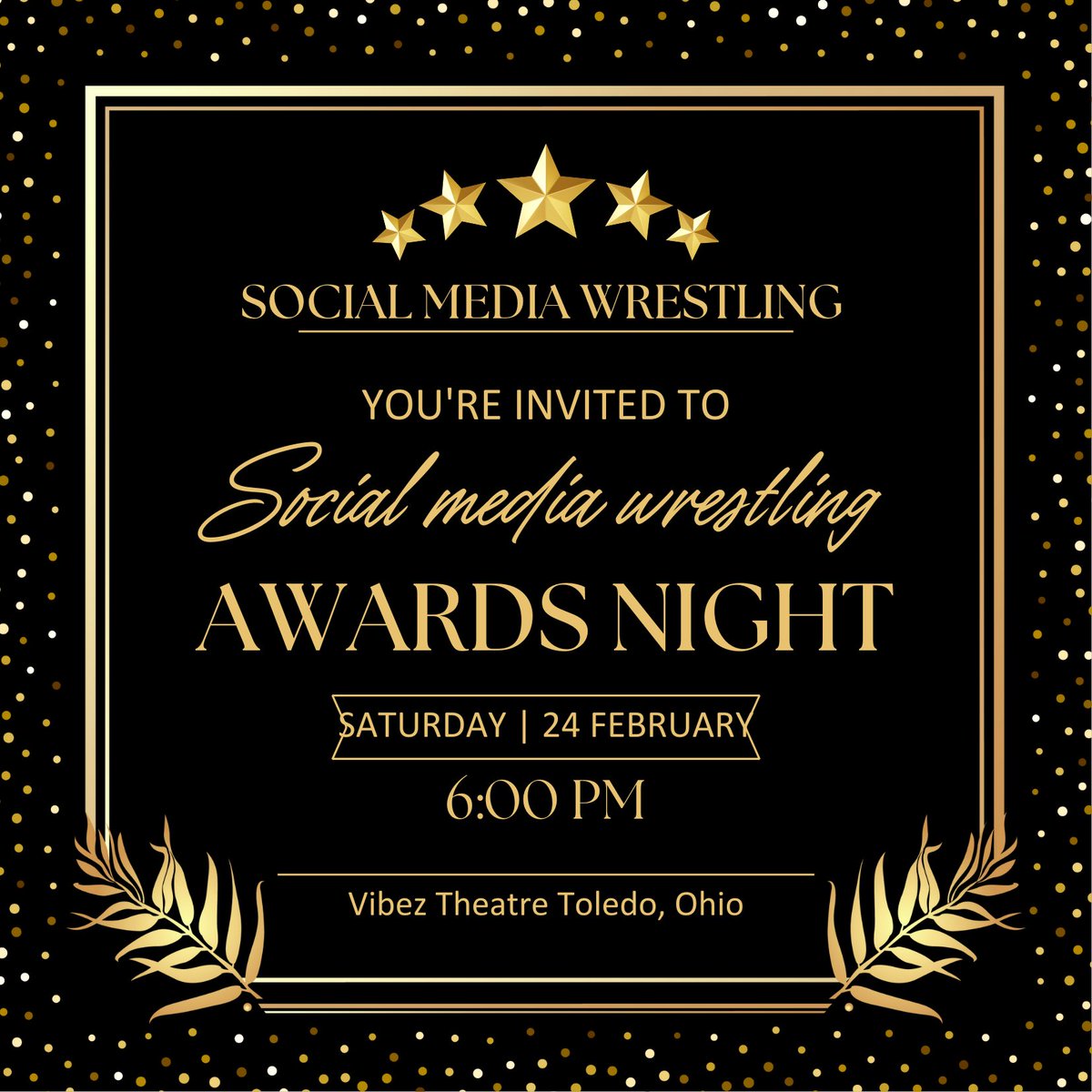 With 2k23 coming to an end in a few weeks, SMW will be holding their 2k23 superstar awards, THIS SATURDAY <a href="/6/">Adrián Lamo</a> pm est. We will be live in the discord, twitch, youtube, kick and facebook. You won’t want to miss this, we have about 15 categories that YOU could win. Join us this Sat‼️